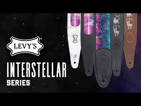 Levy’s INTERSTELLAR Guitar Strap Collection