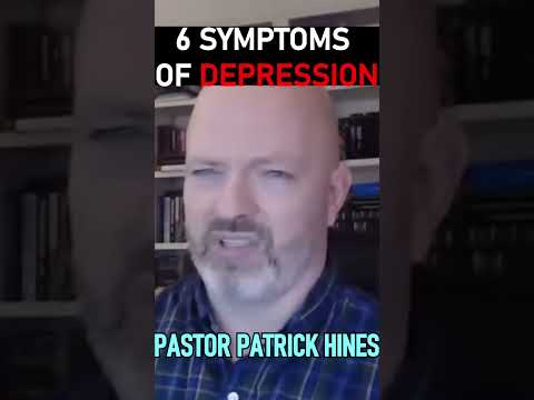 6 Symptoms of Depression - Pastor Patrick Hines Podcast #shorts #christianshorts #suffering #devil