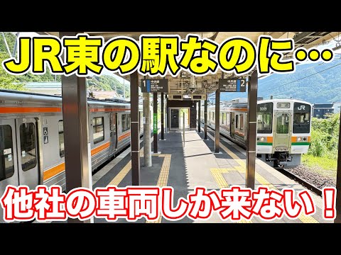 JR東の路線なのに、他社の車両しか来ない路線に乗ってみた。