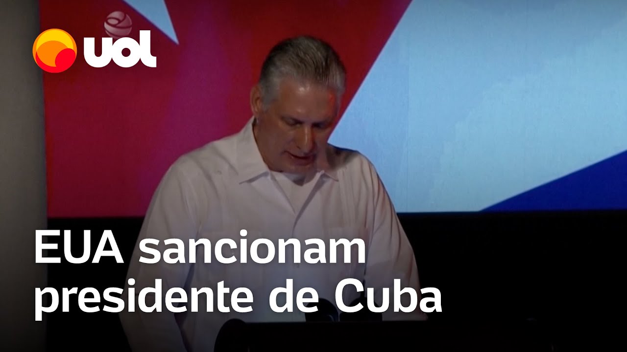 EUA anunciam sanções ao presidente de Cuba, quatro anos após protestos históricos