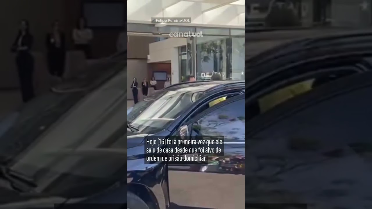 Bolsonaro deixa prisão domiciliar para fazer exames veja vídeo