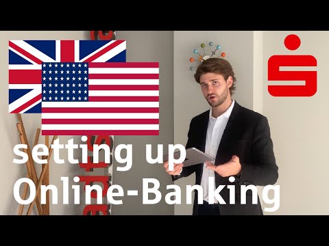 Setting up Online-Banking in english