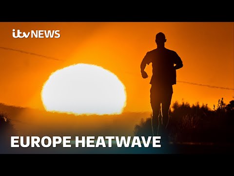 Record-breaking temperatures as Europe swelters under heat dome | ITV News