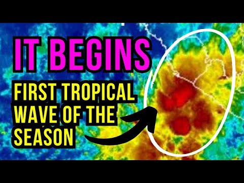 The Beginning: The First Tropical Wave Comes off the Coast of Africa