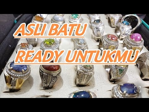 ASLI BATU PERMATA !! READY UNTUKU, LIVE PERHIASAN AKSESORIS ASLI