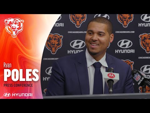 Ryan Poles on Kiran Amegadjie 'You love the tools that he has' | Chicago Bears video clip