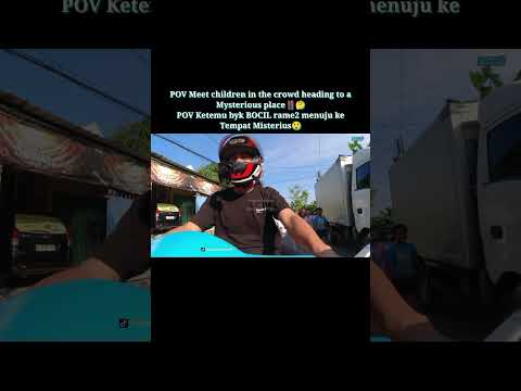 Tiba-tiba ketemu Bocil ramai2 menuju tempat misterius‼️🤔 #shorts #motovlog #bocil #misterius #viral