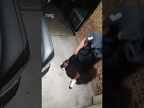 Ring Siren sends two strangers running away from this vehicle.
