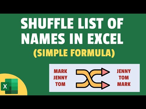 Shuffle List of Names/Items in Excel (2 Easy
Methods)