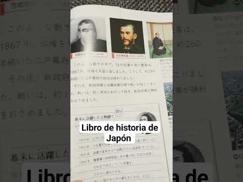 libro de historia de sexto grado en japón #kawaii