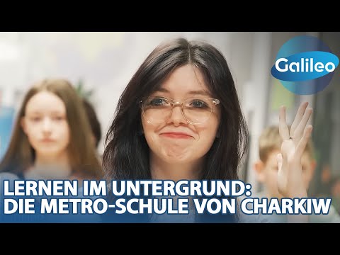 Die Metro-Schule von Charkiw: 