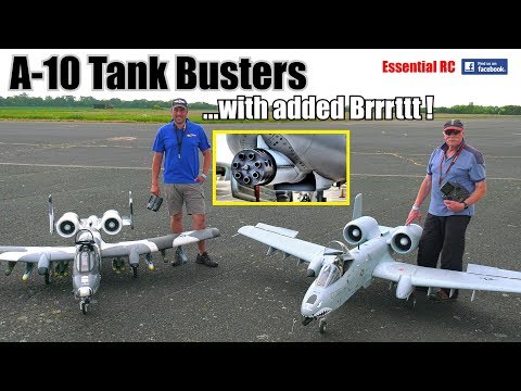 A-10 TANK BUSTER RC JETS in ACTION FIRING DREADED GAU-8 Gatling GUN/CANNON with added Brrrttt ! - UChL7uuTTz_qcgDmeVg-dxiQ