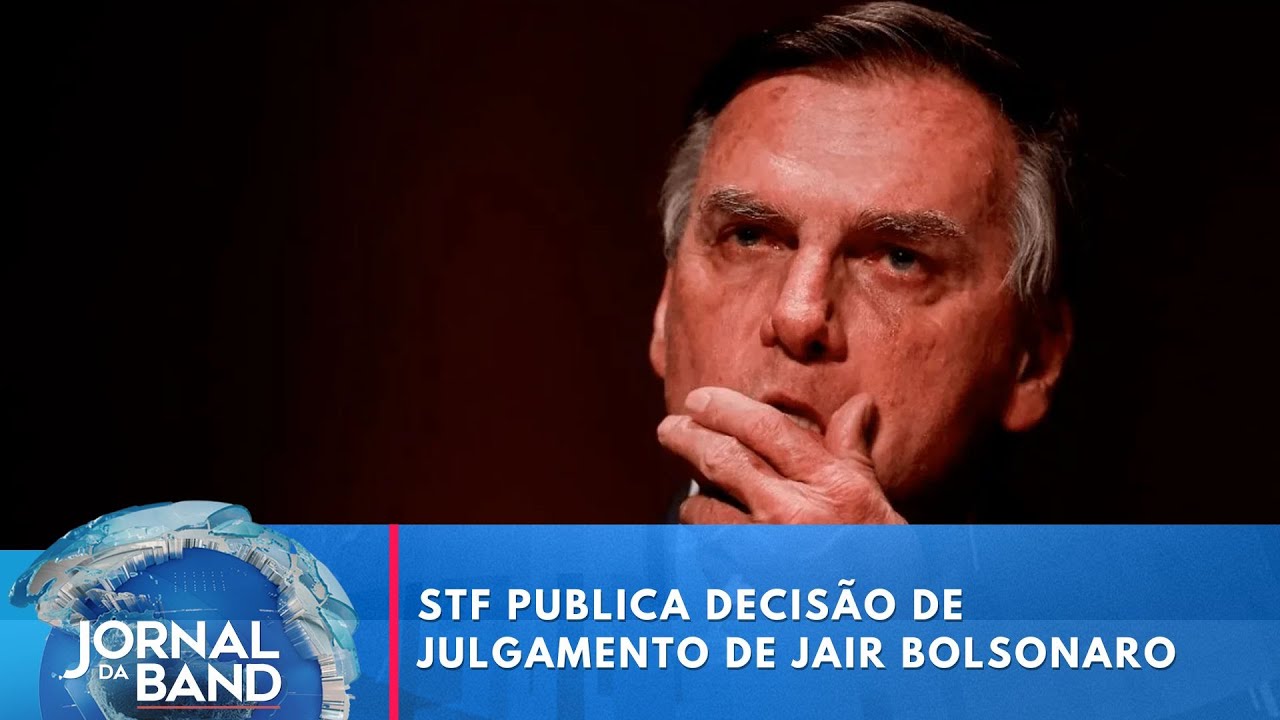 STF publica decisão de julgamento que condenou Jair Bolsonaro | Jornal da Band