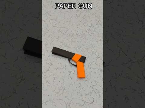 DIY PAPER GUN ORIGAMI | EASY PAPER GUN STEP-BY-STEP TUTORIAL #SHORTS #VIRAL #PAPERGUN #ORIGAMI
