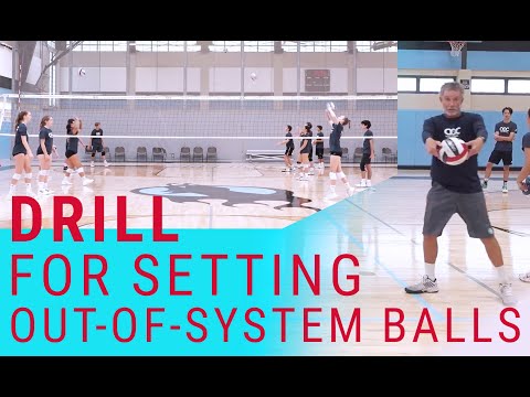 Drill for setting out of system balls
