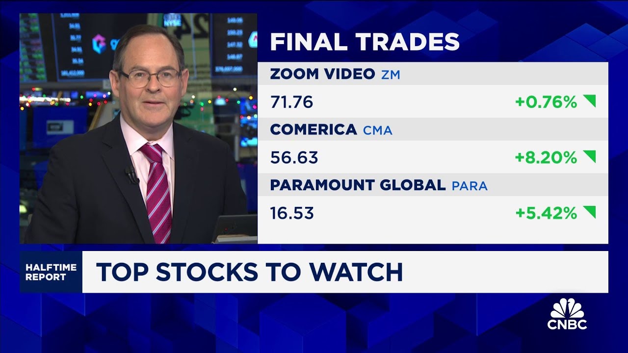 Final Trades: Zoom, Comerica and Paramount