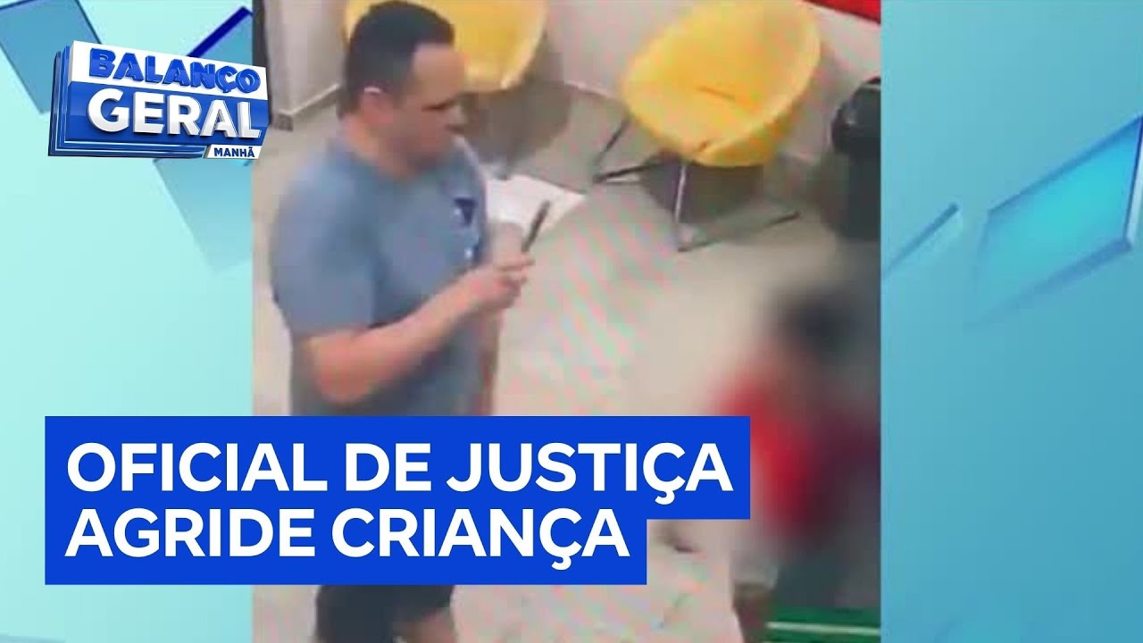 Oficial de Justiça agride criança de 8 anos dentro de condomínio em Manaus AM
