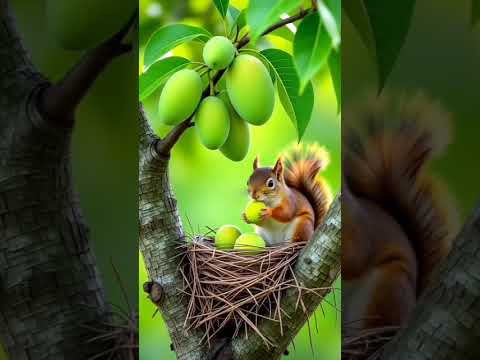 आम के पेड़ से गिरा गिलहरी #moonhindianimation | #moralstory #hindishorts #aivideo