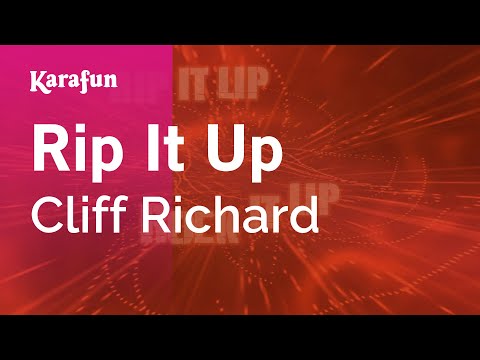 Karaoke Rip It Up - Cliff Richard * - UCbqcG1rdt9LMwOJN4PyGTKg