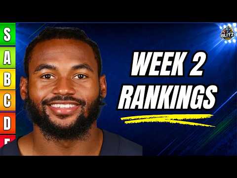 Ranking EVERY Running Back for Week 2 Fantasy Football