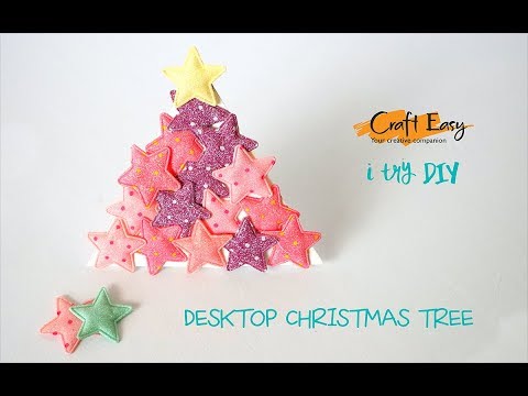 Craft Easy x I Try DIY | Desktop Christmas Tree