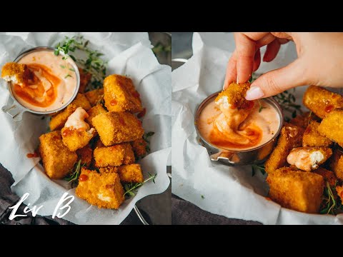 Oven-Baked Tofu Bites with Bang Bang Sauce