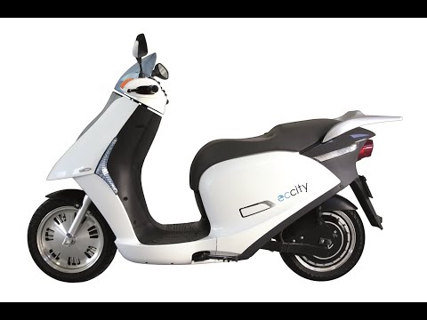 ECCity Model 50 (470) 4kw 28mph Electric Moped Ride Review : Green-Mopeds.com