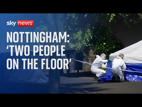 Nottingham attack: 'There were two people on the floor' - witness