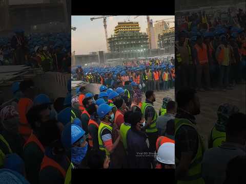 কাতার প্রবাসীরা কাজ বন্ধ করে আন্দোলন করতেছে 😲
