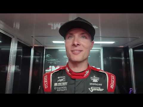 Spencer Bayston discusses his runner-up finish on Night 1 of the High Bank Nationals week at Huset's - dirt track racing video image