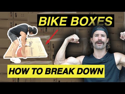 How to break down a bike box (FASTEST WAY)