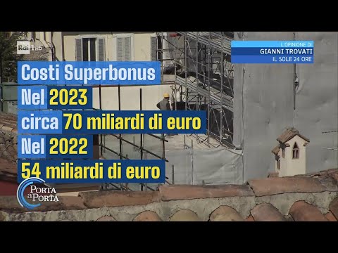 Superbonus, lo stop del ministro Giorgetti - Porta a porta 02/04/2024