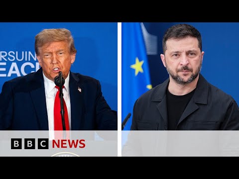 EU leaders prepare to join Trump and Zelensky for Ukraine talks | BBC News