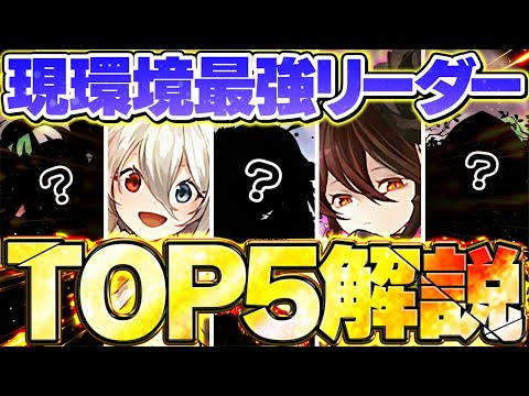 パズドラ最強リーダーTOP5解説！これ見れば環境が全て分かります！新キャラ全対応！【パズドラ】
