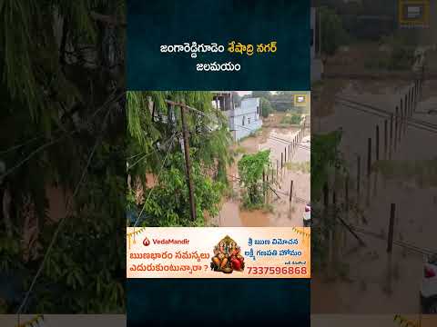 జంగారెడ్డిగూడెం శేషాద్రి నగర్ జలమయం