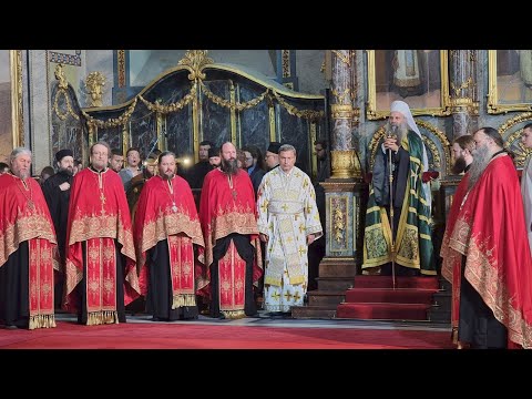 Свечани чин наречења архимандрита Илариона за Епископа новобрдског