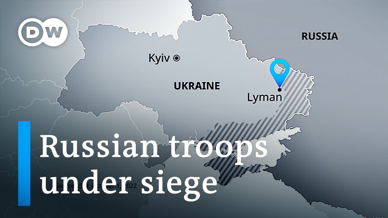 Ukraine troops surround key town in region Putin annexed | DW News