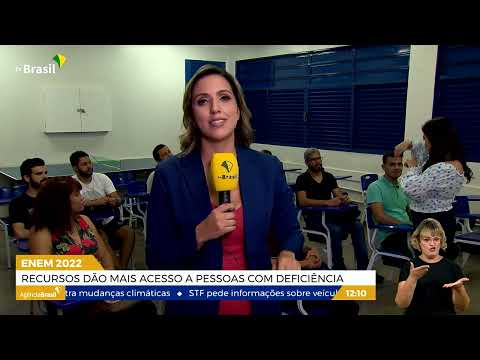 DF | Enem 2022: recursos dão mais acesso a pessoas com deficiência
