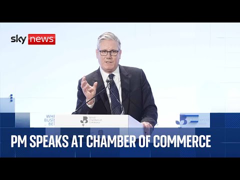 Sir Keir Starmer delivers speech at British Chamber of Commerce