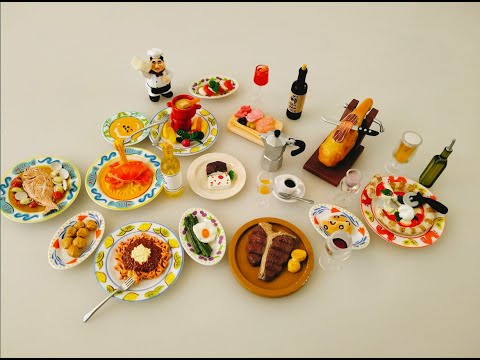 Unboxing 2025 Re-ment Petit Sample || A Small Street Corner Trattoria 8pcs Complete Box