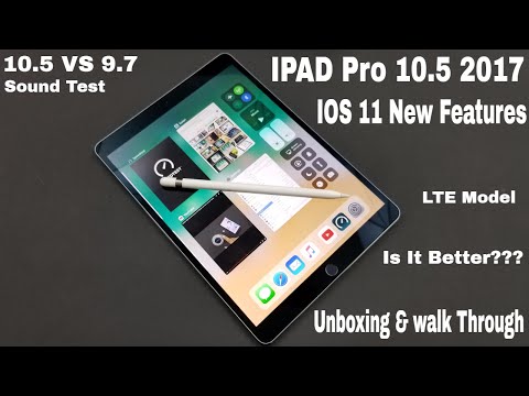 Apple IPAD Pro 10.5 With New IOS 11 Unboxing and New Features Review    @Verizon LTE - UCQN7NhtBqADmNaRA3yc_mAQ