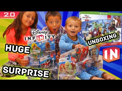 Disney Infinity 2.0 HUGE Surprise! All Day 1 Marvel Super Heroes Toys! Unboxing Fun! - UCC-RHF_77zQdKcA75hr5oTQ