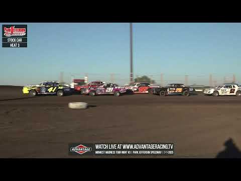 Midwest  Madness Tour Night #3 | Park Jefferson Speedway | 7-1-2025 - dirt track racing video image