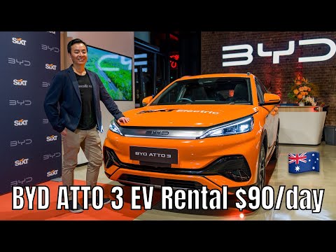 2023 BYD ATTO 3 EV Rental by SIXT Australia  per day from 1st May