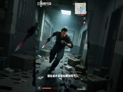 三角洲全自动跑刀打金挂机项目，号称单窗口稳定30+『挂机脚本+使用教程』 #副业 #游戏赚钱 #在家赚钱 #遊戲 #电玩游戏解说