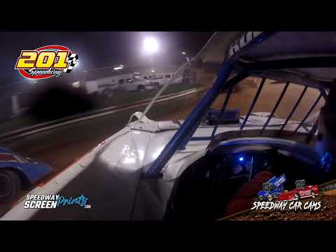 #H24 Cody Hunley - Super Late Model - 201 Speedway 8-2-25 In-Car-Camera - dirt track racing video image