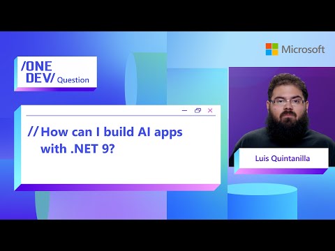 How can I build AI apps with .NET 9?
