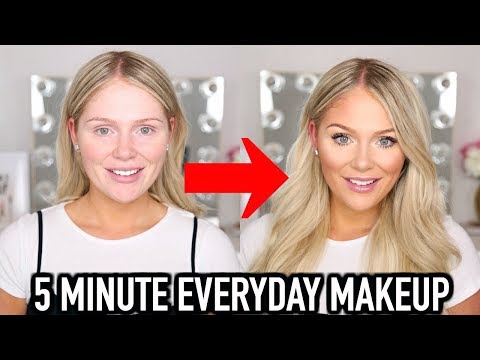 5 MINUTE EVERYDAY MAKEUP TRANSFORMATION | GET READY WITH ME - UCji7wwhcGBhI0MIlxytFp4Q