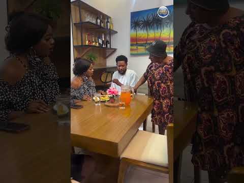 Watch what Mide Martins did to Habeeb Alagbe on a movie set of Afefe #vdm #Afefe #shorts