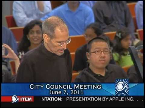 Steve Jobs' Presentation to the Cupertino City Council